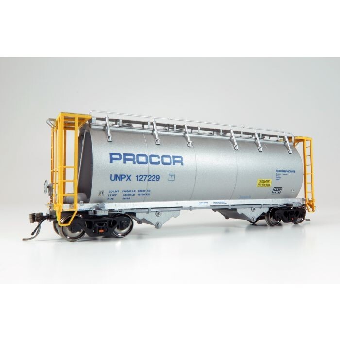 HO Procor 3000cuft Aluminum Hopper: w/Handrail & Wordmark: Single Car #4