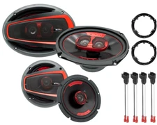 MB Quart 6x9" Front & 6.5" Rear Car Speakers for 2005-2018 Nissan Frontier