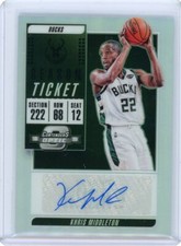 2018-19 Panini Contenders Optic Basketball Prizm Auto #VT-KMD Khris Middleton