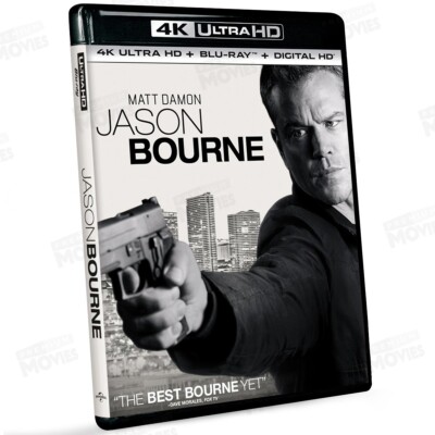 Jason Bourne (2016) 4K Ultra HD Blu-ray 2-Disc US Release w/Matt Damon