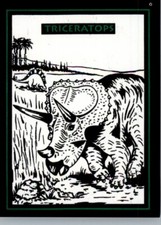 1993 Acid Rain Studios Dinosaur Terror - #14A Triceratops
