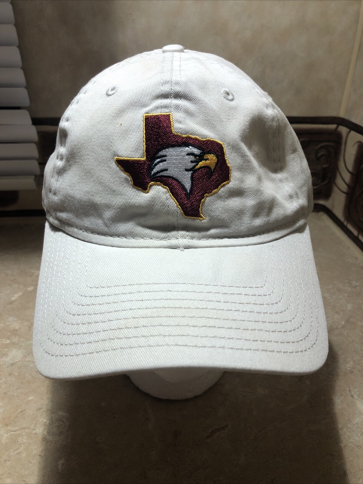 White Texas Eagles Baseball Hat/Cap Adjustable St… - image 1
