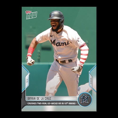 2022 Topps Now 464 Bryan De La Cruz