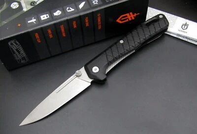 GERBER Messer Zilch schwarz, Einhandmesser, Taschenmesser, Arbeitsmesser - Bild 1 von 4