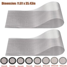 4-500 Mesh 304 Stainlesss Steel Woven Wire Mesh Filtration Screen Mesh Screening