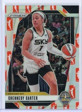 2024 Panini Prizm WNBA Logo Parallel 66 Chennedy Carter Chicago Sky
