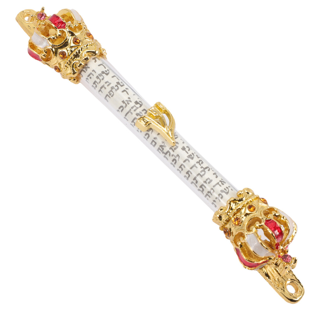 Retro Scripture Mezuzah Exterior Doors for Home Jewish Symbol on Gift