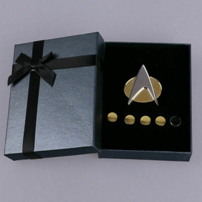 Cosplay The Next Generation Badge Communicator Pins and Rank Pips Pin Set Of 6