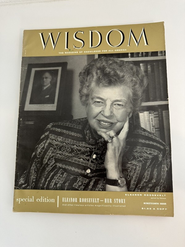 x4 Wisdom Magazines Circa 1957-58 Issues 19, 20, 21, 22
