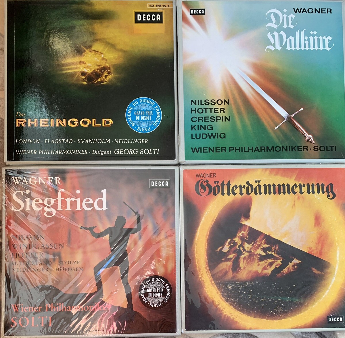 Wagner Der Ring Des Nibelungen Solti Wiener Phil. German Decca