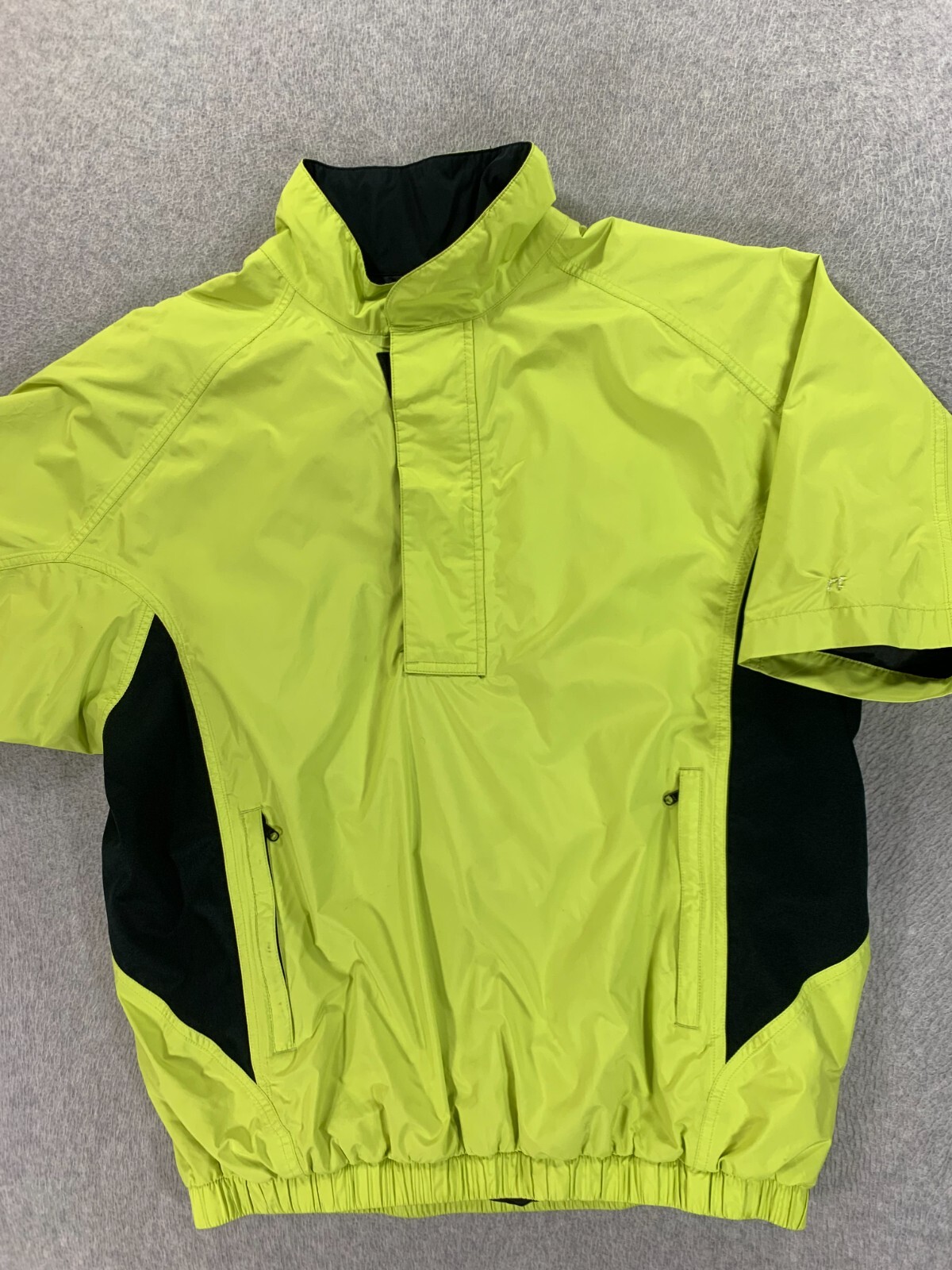 Dryjoys By Footjoy Half Zip Waterproof Golf Pullover Jacket (Men's Large) Neon eBay