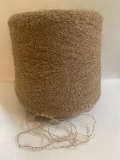 SOFT Cone Spool Baby Alpaca/Alpaca Boucle Yarn w/Nylon 2lb 3oz 1000gr 1026 C