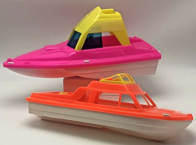 plastic toy boats