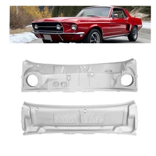 2PCS Upper+Lower Windshield Wiper Cover Cowl Panel For Ford Mustang 1967-1968
