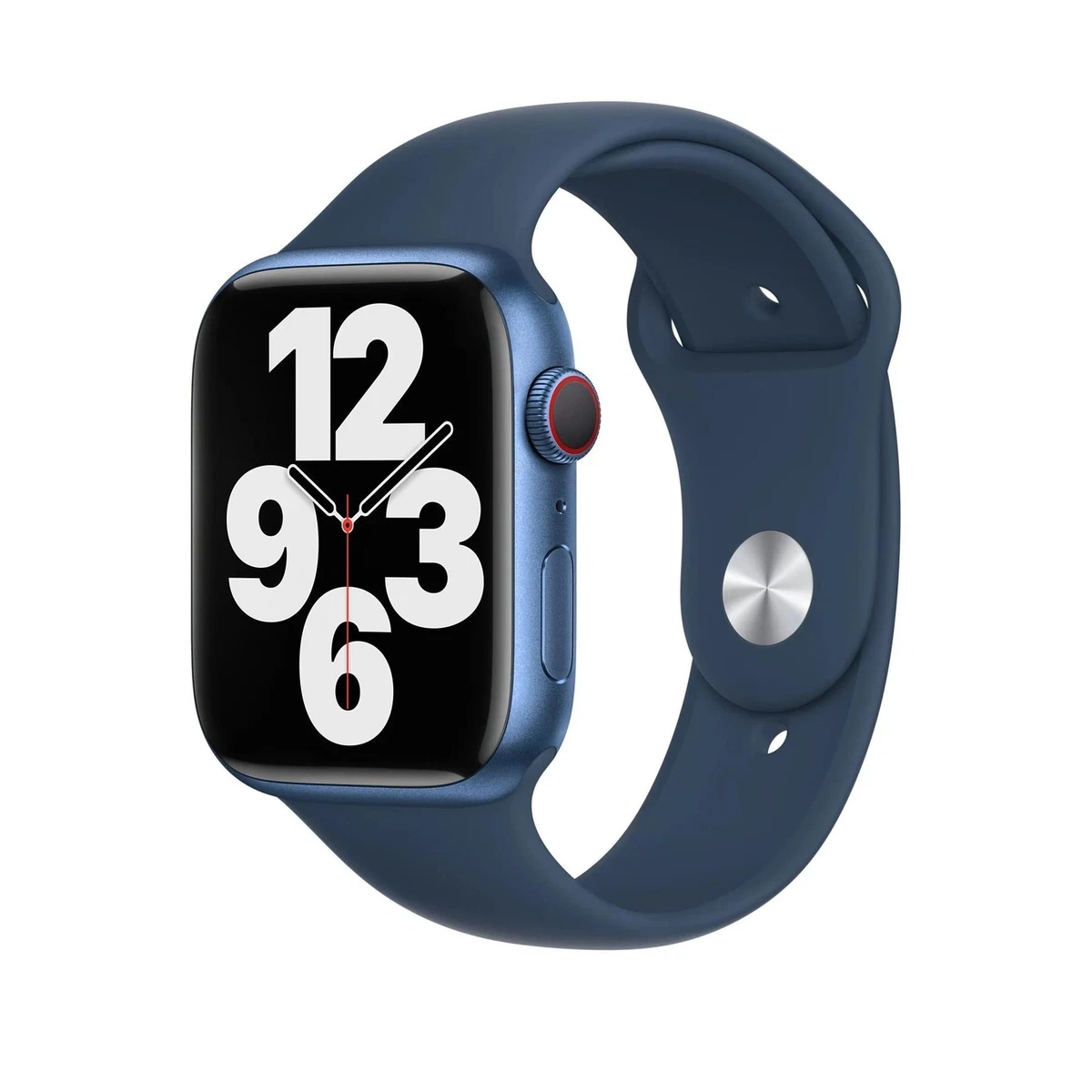 Genuine Apple Watch Sport Band Strap 38mm 40mm 41mm Abyss Blue New