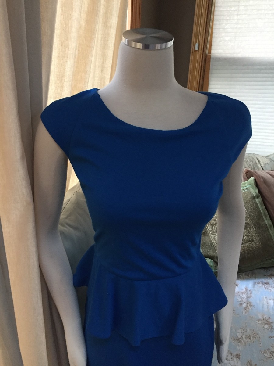 express peplum dress Women's Express X Bebe Sweetheart Peplum Bandage Midi Dress in Green Small