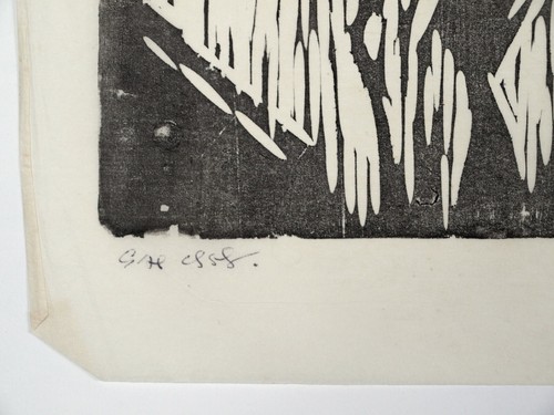 Gerald Anthony Coles (1929-2004) Woodcut male figures. British Museum Collection - Picture 3 of 3