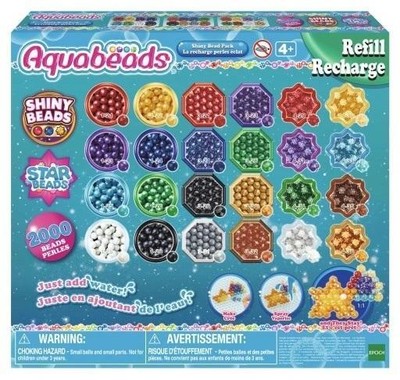 Aquabeads Glänzende Perlen Nachfüllset