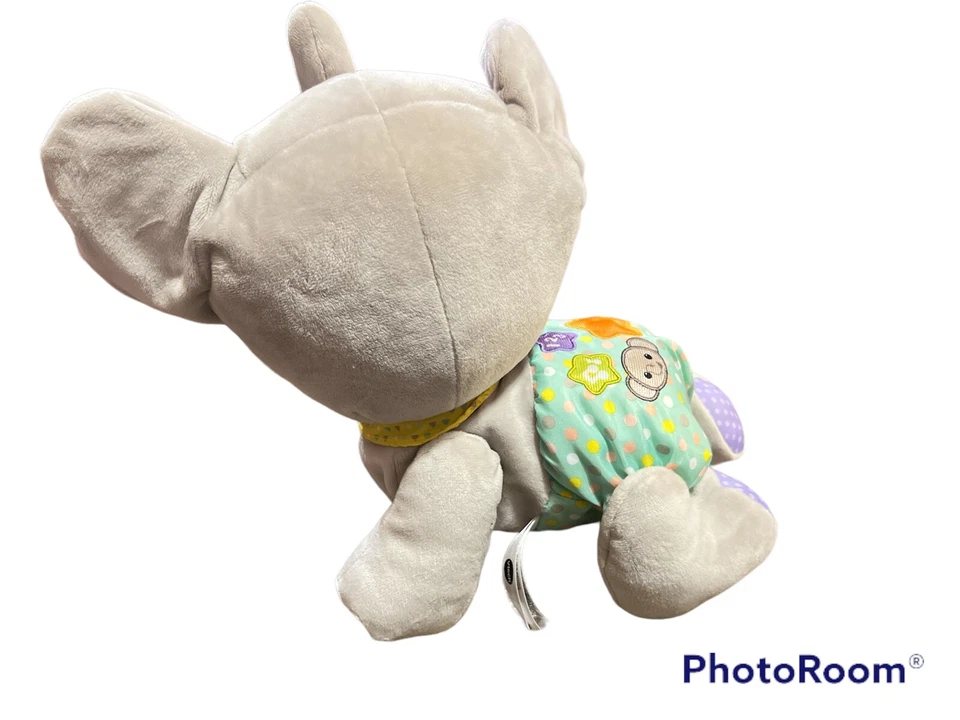 VTech Explorar y gatear elefante hablar en movimiento cantar aprender bebé juguete gris Foto 2 de 4