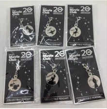 6 PENDANTS 20TH ANNIVERSARY DISNEY MOVIE CLUB DMC FULL SET OLAF NEMO CINDERELLA