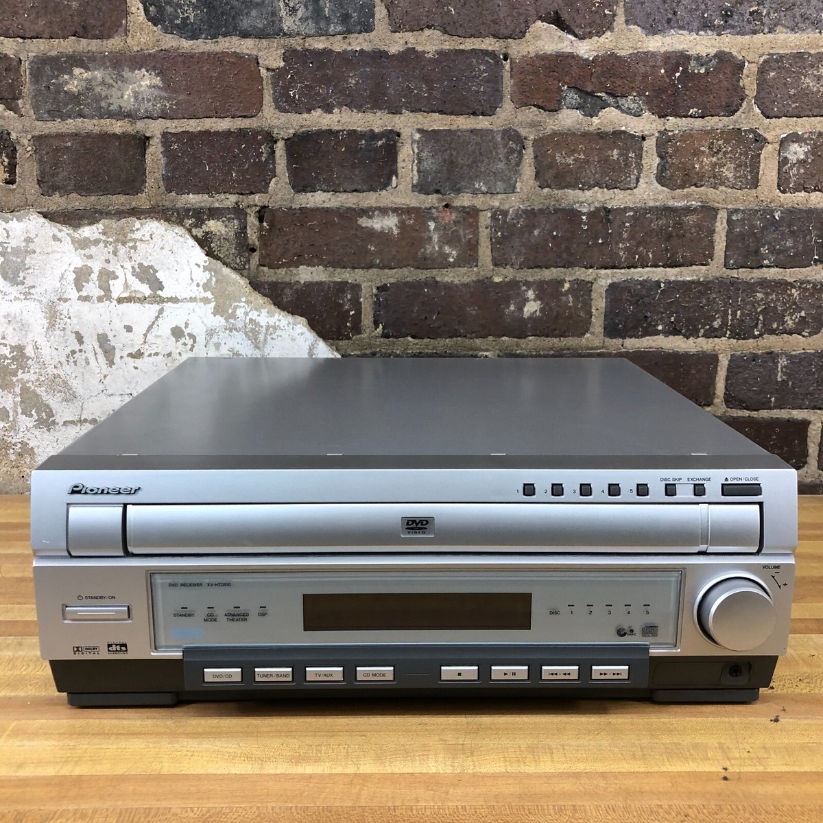 Pioneer XV-HTD510 5-Disc CD DVD Changer Player 5.1 Ch