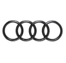 AUDI A8 Q2 Q8 Audi rings, black for the front 4M8071801 GENUINE