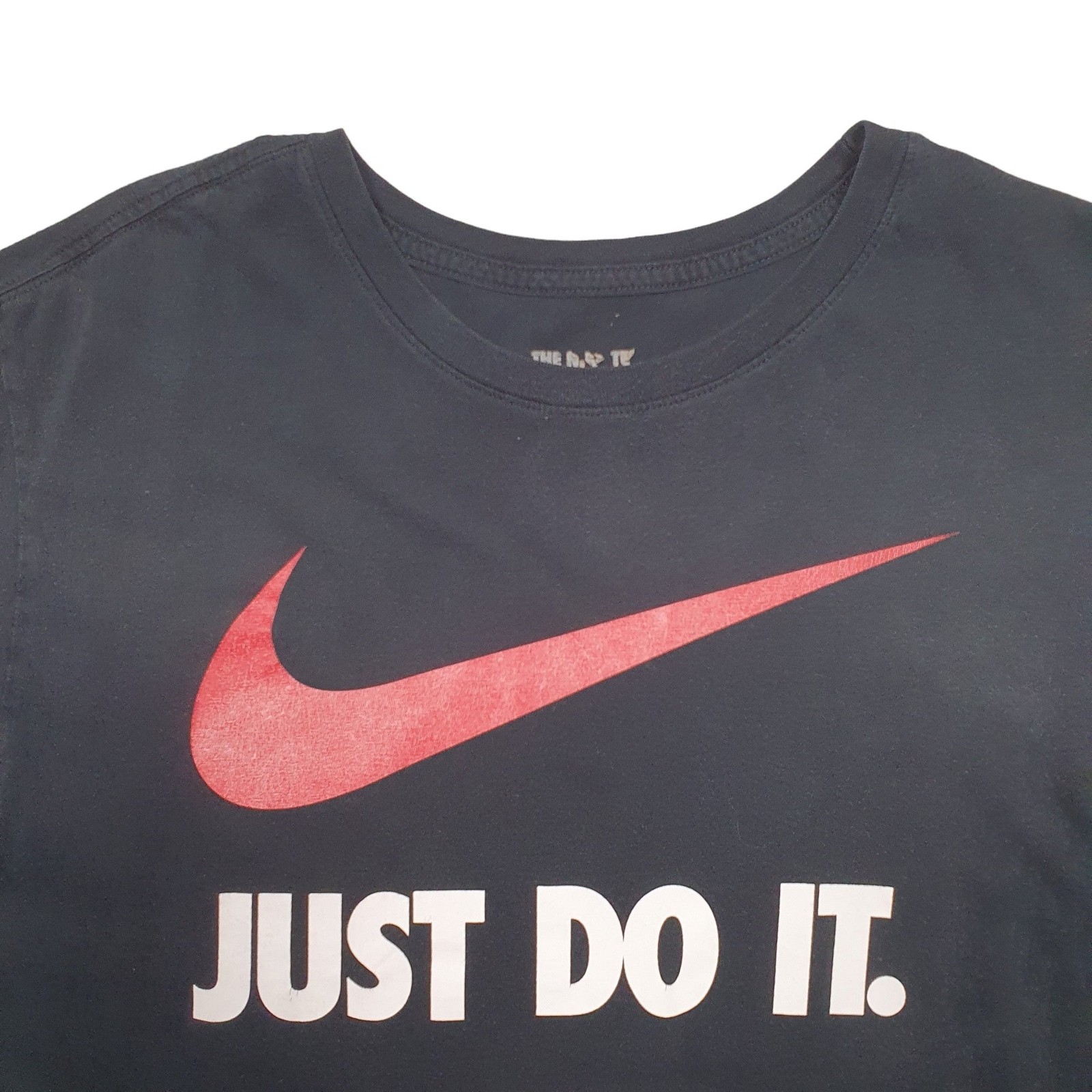 NIKE Black T Shirt Tee Short Sleeve Cotton Blend Mens XL image 3