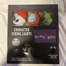 Cadena de luces de personajes de Pesadilla antes de Navidad musical qué es este LED de Disney
