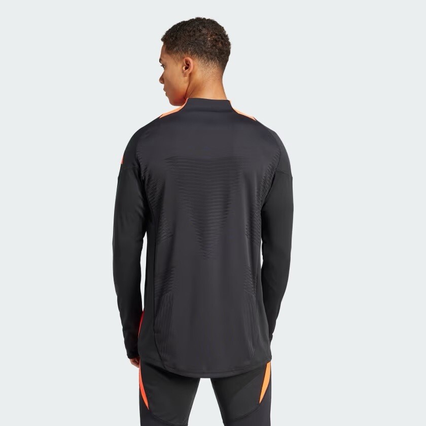 Size M- Adidas Men’s Tiro 24 Pro Training Top, Black/App Solar Red. image 2