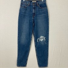 Levi's Premium 80s Mom Jean Distressed Jeans size 29