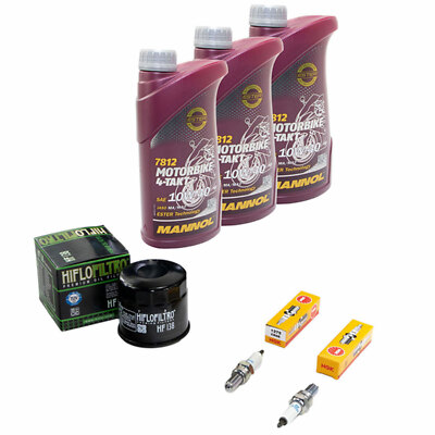 Inspektion für Suzuki SV 650 BY SV650 S 2003-2006 Set Öl 3L Ölfilter Zündkerzen