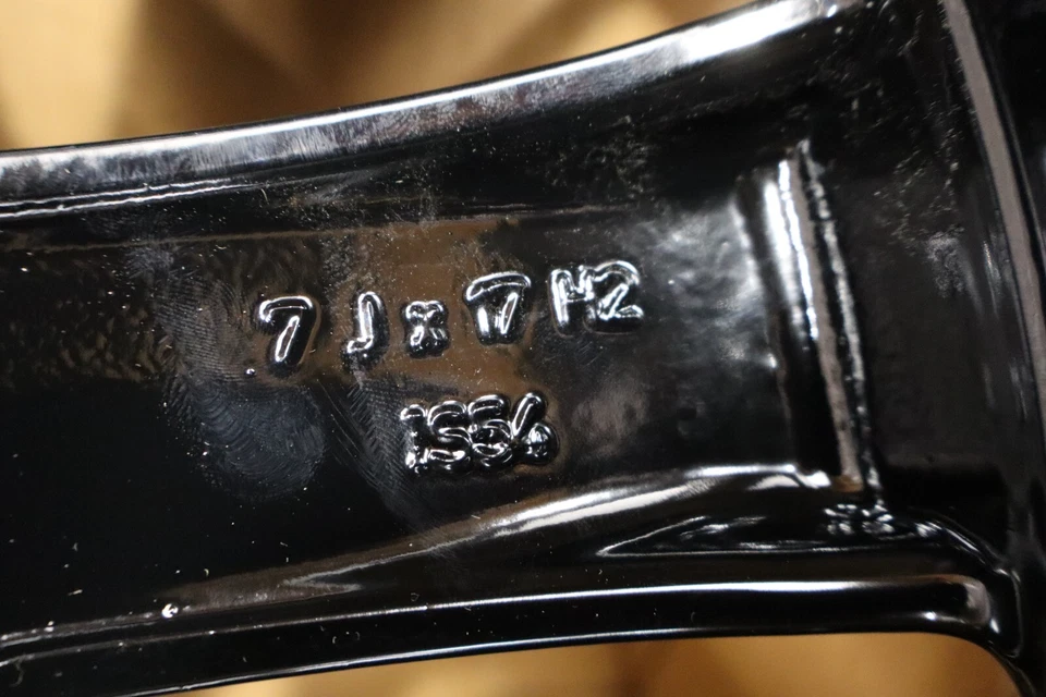 17" MINI COOPER WHEEL RIM FACTORY OEM 86082 2016-2022 GLOSS BLACK - Image 4 of 4