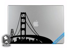 San Francisco Golden Gate Black Vinyl decal for laptops and more