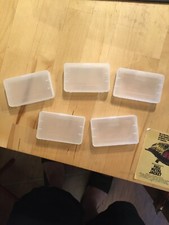 Set Of 5 Protective Plastic Game cases For Nintendo Gameboy Advance GBA New