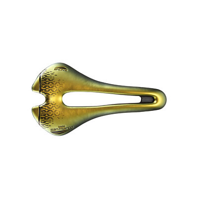 Selle San Marco Aspide Short Racing Saddle Iridescent Gold Narrow S3  UK