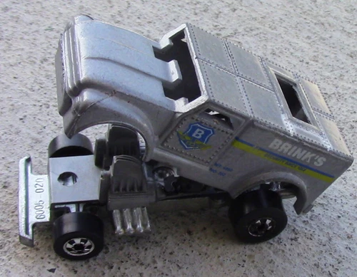 Hot Wheels Funny Money Gray Brink's Armored Truck 1977 BW Blackwall Nice LOOSE