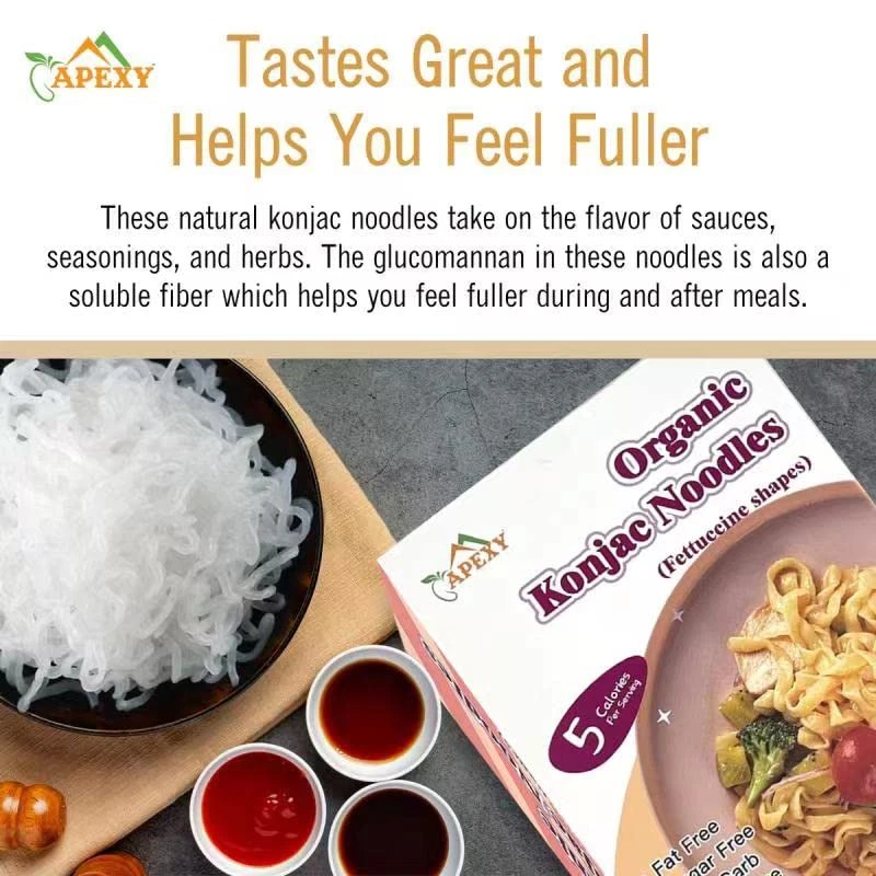 Fideos Shirataki Konjac orgánicos con harina de avena orgánica 42,24 oz 8 bolsas en el interior Foto 4 de 4