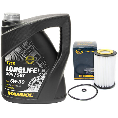 Motoröl Set 5W30 5 Liter + Ölfilter SH 4088 L für Audi TT A6 Q3 A1 Sportsback