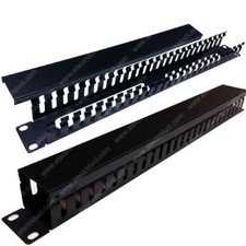 Universal Server Rack Cabinet Wire Managers - Blank Panels, Finger Ducts,  More
