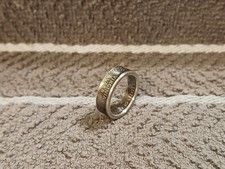 Virginia Handcrafted  90 Silver Washington Quarters coin ring, 2000, size 7