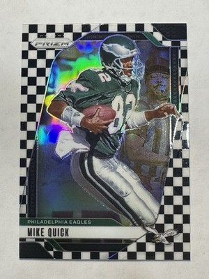 2024 Panini Prizm - Mike Quick #238 Black & White Checker Prizm