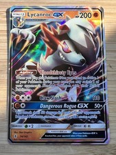 Carta Pokemon Lycanroc GX 74/145 Guardiani Rising quasi nuova ultra rara