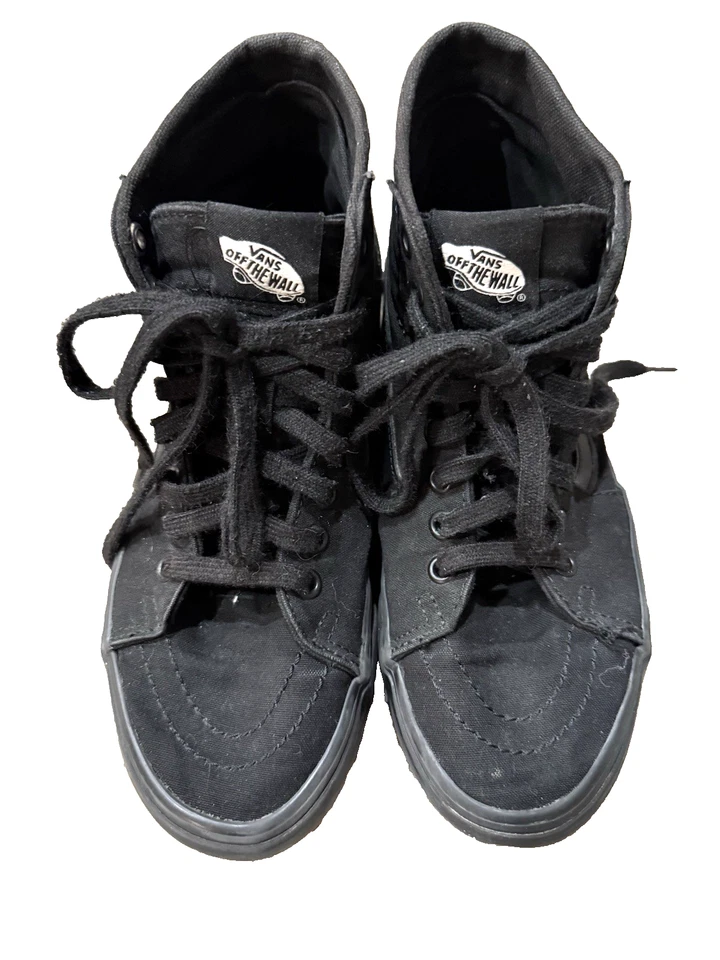 Vans Sk8-Hi Awaken Desire Shoes Women 7.5 Men 6 Black High Top Embroidered Art - Image 3 of 4