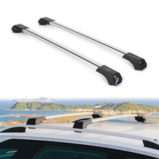 2X Roof Rack Cross Bars for Citroen Space Tourer 2016+ Lockable Roof Bars Grey