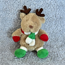 Child of Mine Christmas Reindeer Plush 5&rdquo; Stuffed Animal Holiday Carters Toy