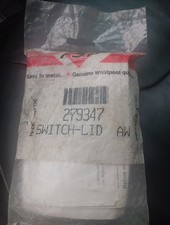 NEW OEM 279347 WHIRLPOOL KENMORE DRYER LID SWITCH
