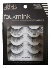 Ardell Faux Mink False Eyelashes Wispy Natural Strip Lashes 4 Pairs 811