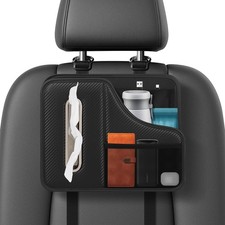 Car Tissue Holder Back Seat Organizer with Cup Holder Headrest Storage