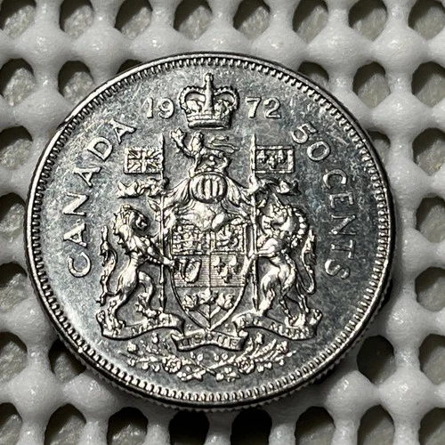 Photo of a 1972 Canada 50 Cents from an eBay listing that sold on Jun 30, 2026