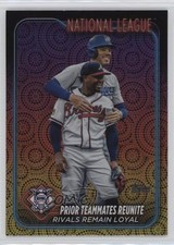 2024 Topps Series 2 Checklist Holiday Freddie Freeman Ozzie Albies #481 1a7j